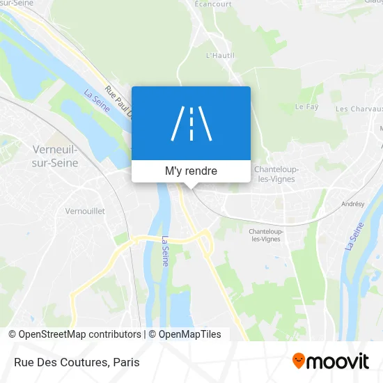 Rue Des Coutures plan