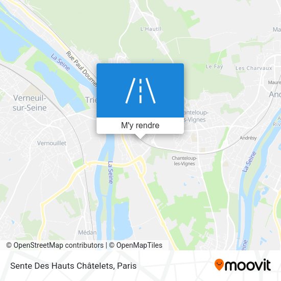 Sente Des Hauts Châtelets plan