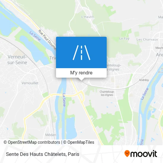Sente Des Hauts Châtelets plan