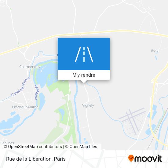 Rue de la Libération plan