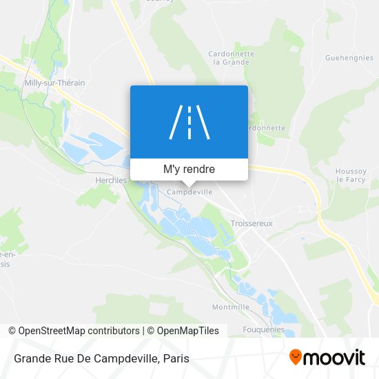 Grande Rue De Campdeville plan