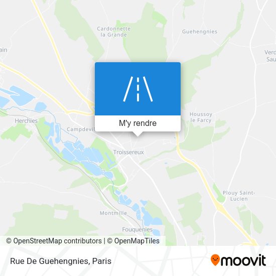 Rue De Guehengnies plan