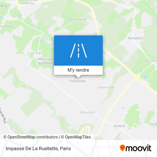Impasse De La Ruellette plan