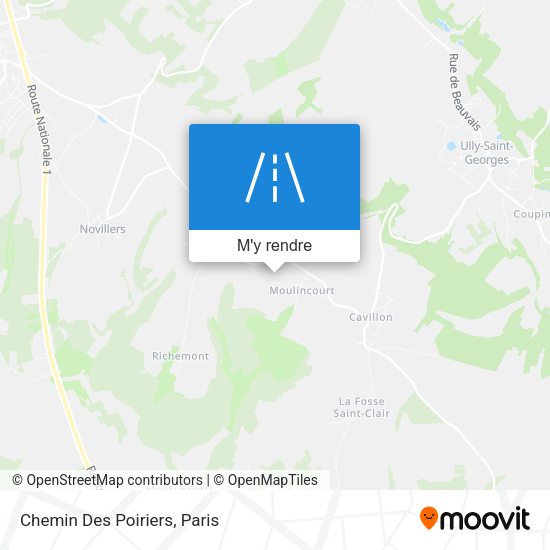 Chemin Des Poiriers plan