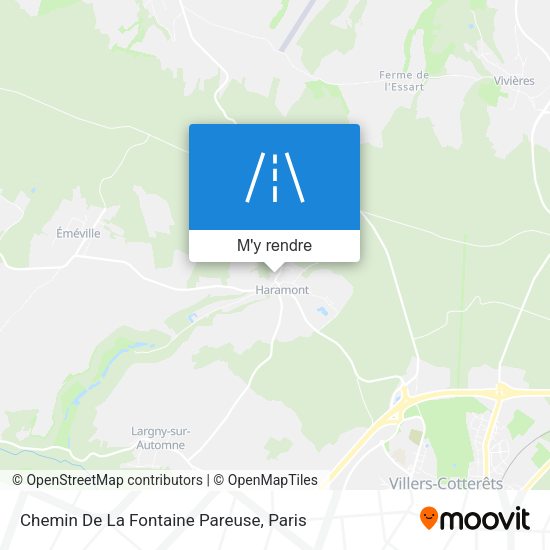 Chemin De La Fontaine Pareuse plan