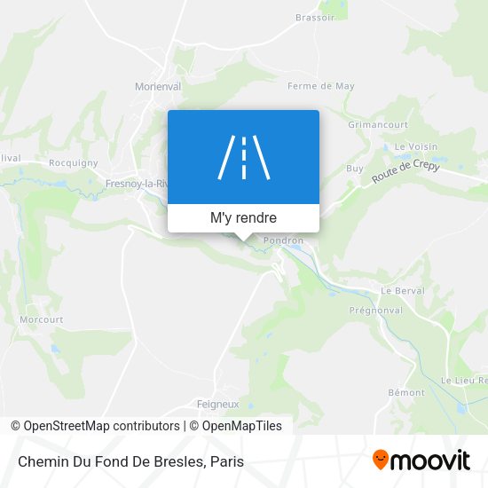 Chemin Du Fond De Bresles plan