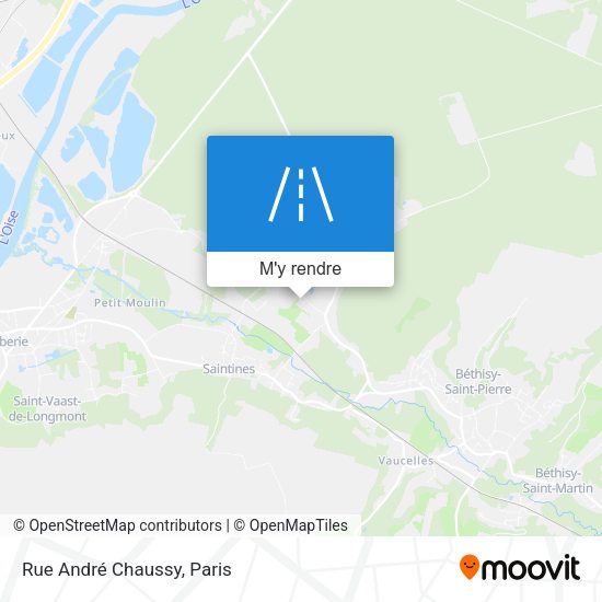 Rue André Chaussy plan