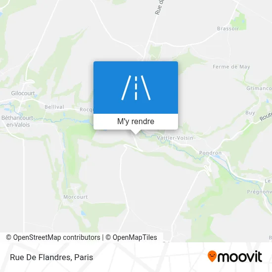 Rue De Flandres plan