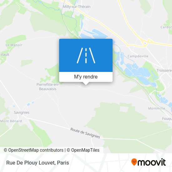Rue De Plouy Louvet plan