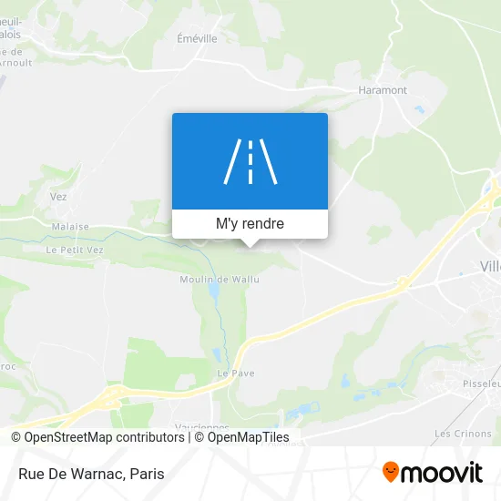 Rue De Warnac plan