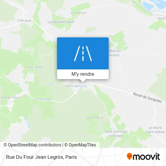 Rue Du Four Jean Legros plan