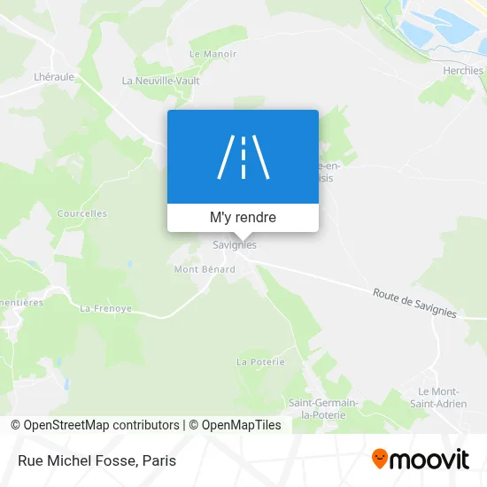 Rue Michel Fosse plan