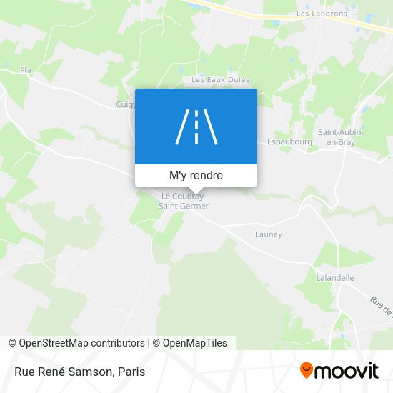 Rue René Samson plan