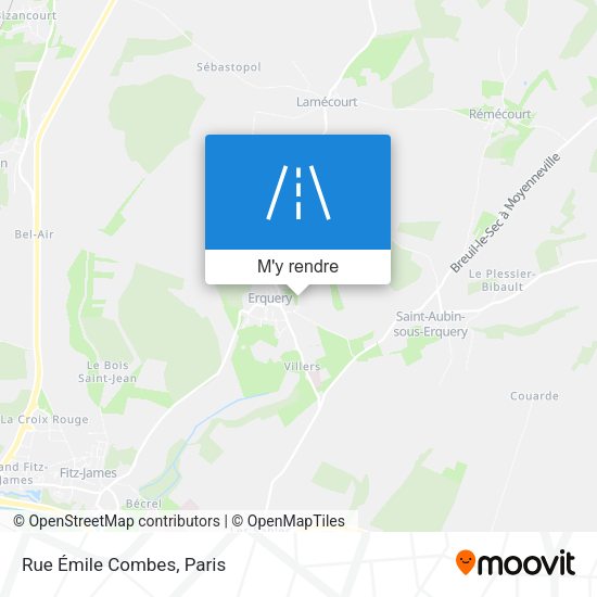 Rue Émile Combes plan