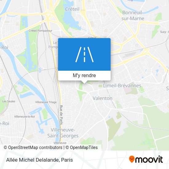 Allée Michel Delalande plan
