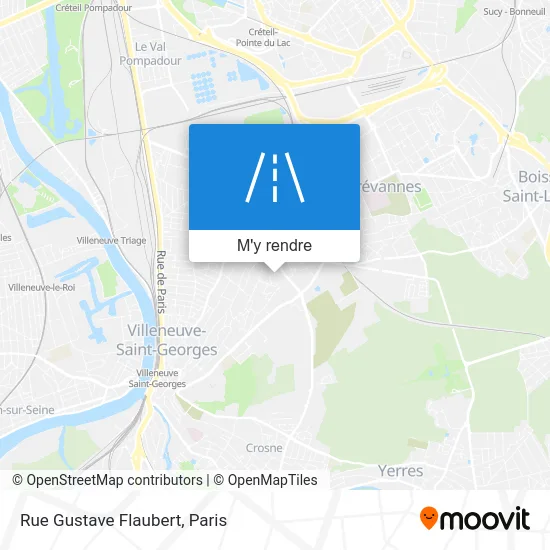 Rue Gustave Flaubert plan