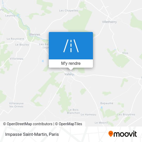 Impasse Saint-Martin plan