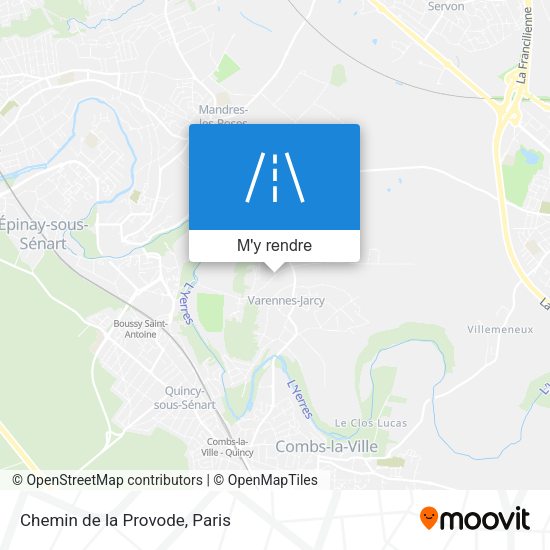 Chemin de la Provode plan