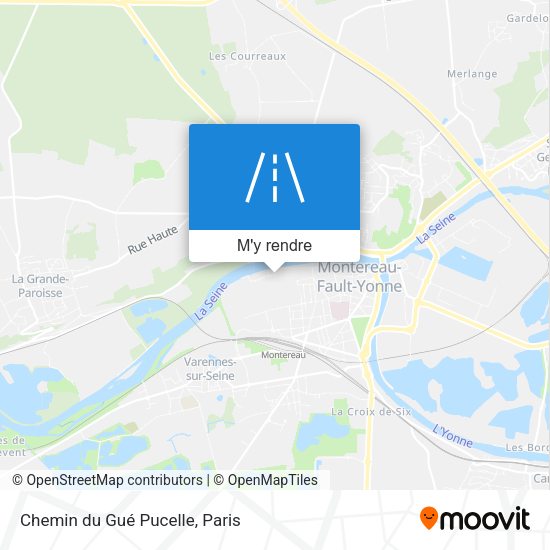 Chemin du Gué Pucelle plan