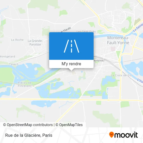 Rue de la Glacière plan