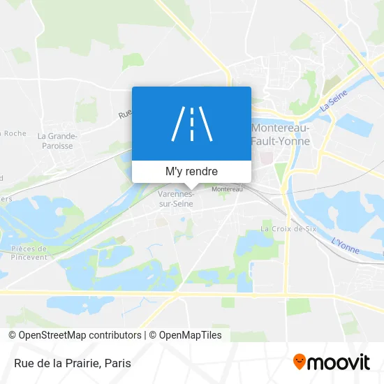 Rue de la Prairie plan