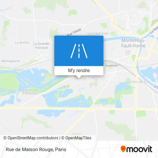 Rue de Maison Rouge plan