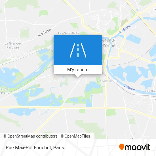 Rue Max-Pol Fouchet plan