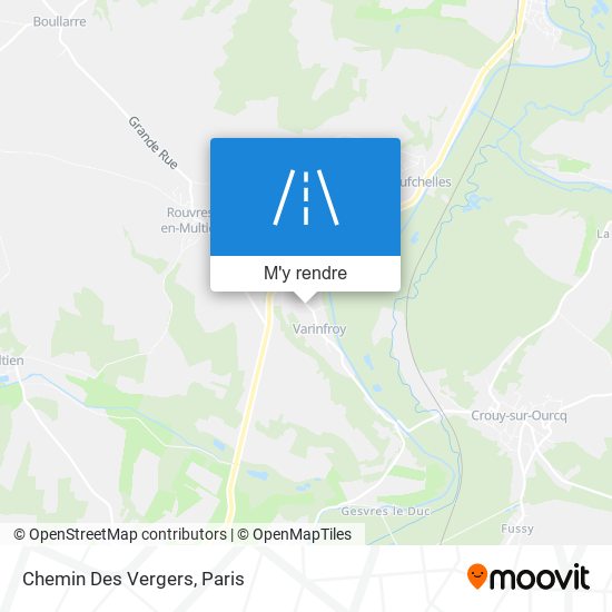 Chemin Des Vergers plan
