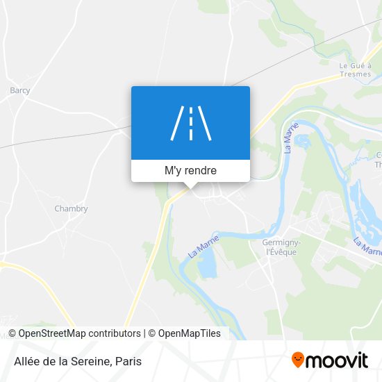 Allée de la Sereine plan