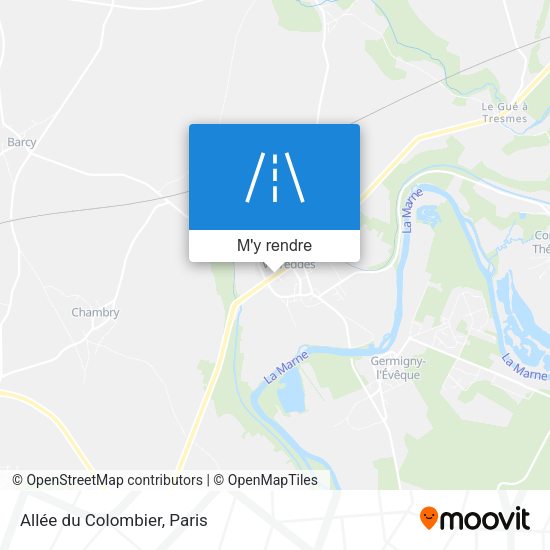 Allée du Colombier plan