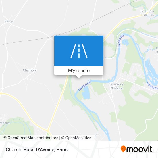 Chemin Rural D'Avoine plan