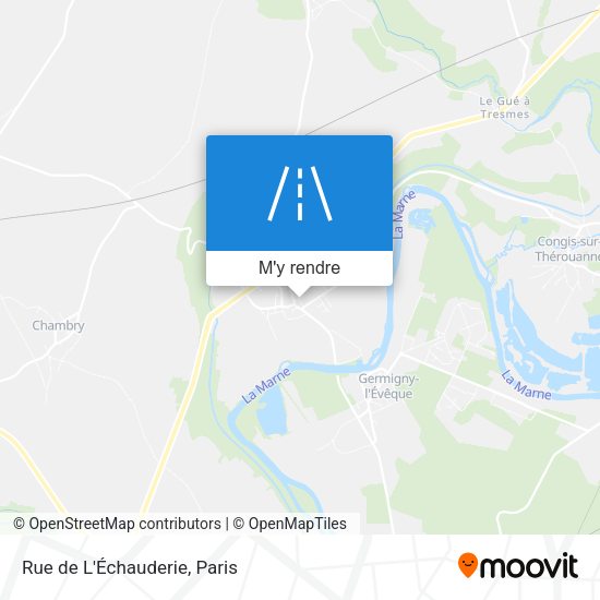 Rue de L'Échauderie plan