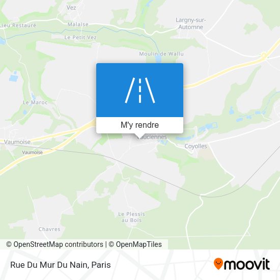 Rue Du Mur Du Nain plan