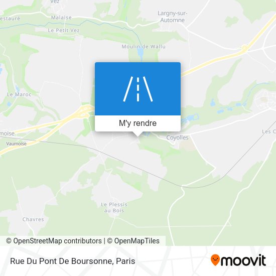 Rue Du Pont De Boursonne plan