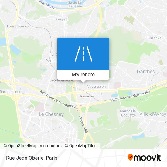 Rue Jean Oberle plan