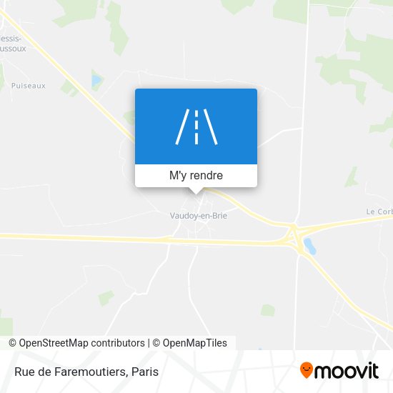 Rue de Faremoutiers plan