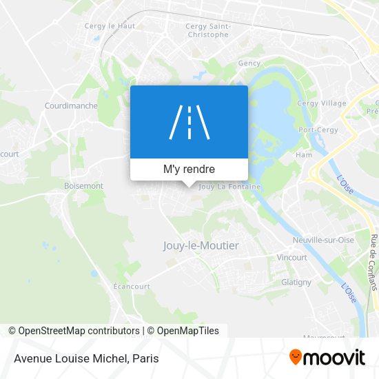 Avenue Louise Michel plan