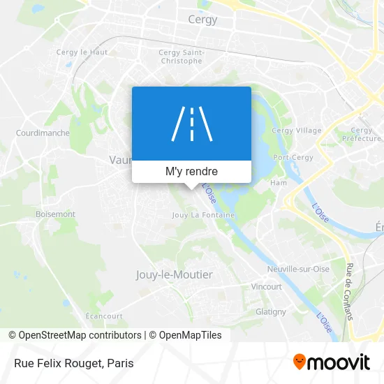 Rue Felix Rouget plan