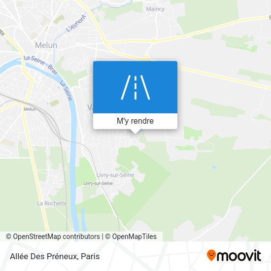 Allée Des Préneux plan