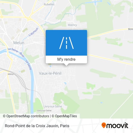 Rond-Point de la Croix Jauvin plan