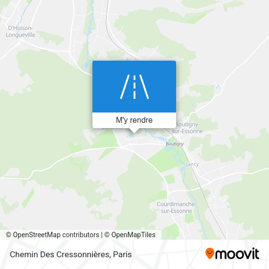 Chemin Des Cressonnières plan