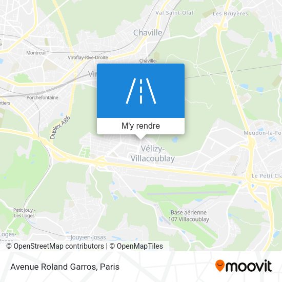Avenue Roland Garros plan