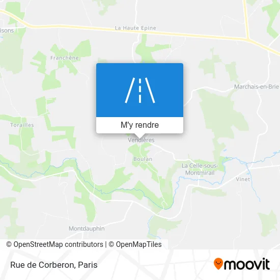 Rue De Corberon plan