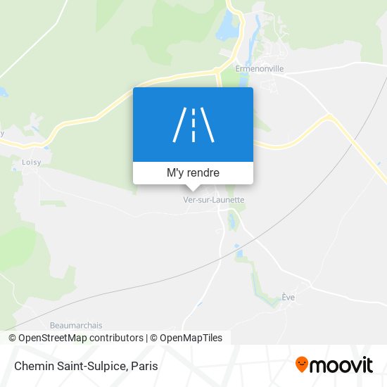 Chemin Saint-Sulpice plan