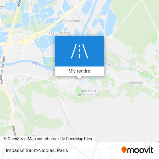 Impasse Saint-Nicolas plan