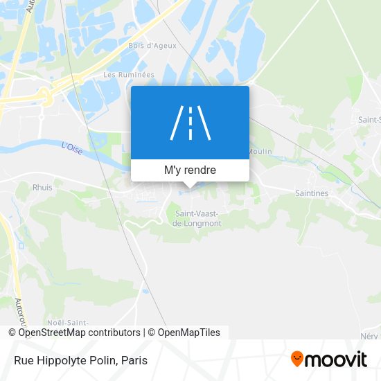 Rue Hippolyte Polin plan