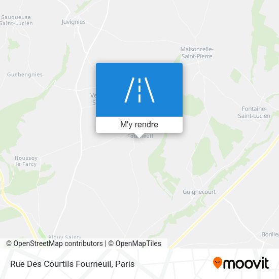 Rue Des Courtils Fourneuil plan