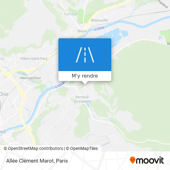Allée Clément Marot plan