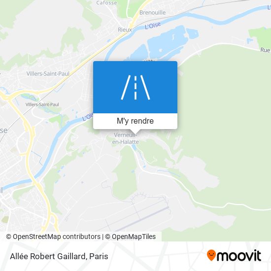 Allée Robert Gaillard plan