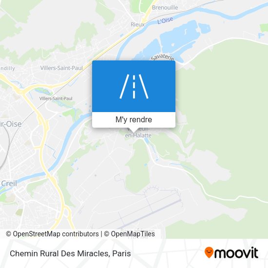 Chemin Rural Des Miracles plan